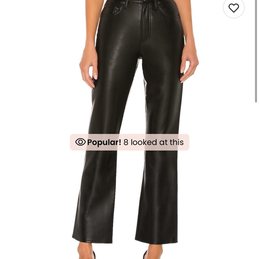 Recycled Leather Relaxed Boot Pant in Detox
AGOLDE  size 25